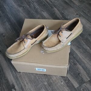 Tommy Bahama Men's Tan Boat Shoes sz. 9.5 Docksider